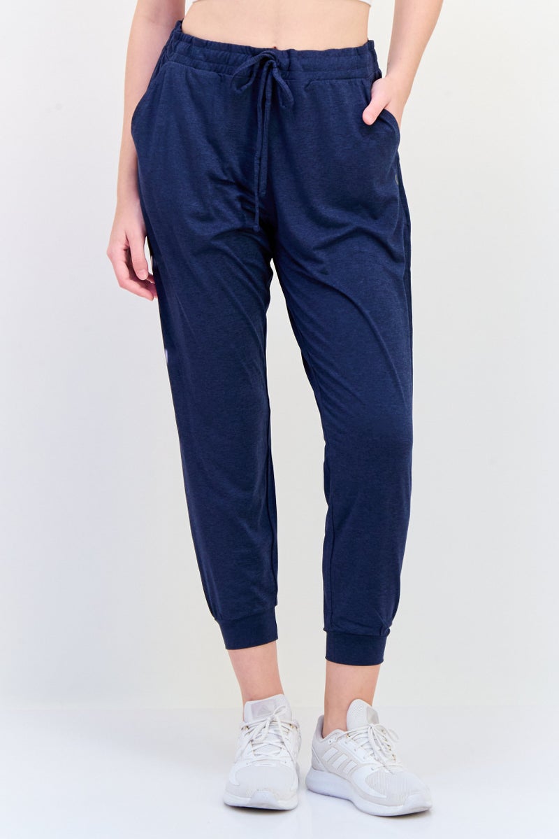 SKECHERS Women Sportswear Fit Training Jogger Pants, Navy Blue  - Image 1