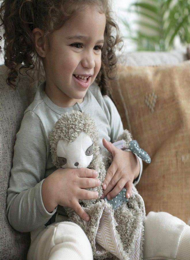 Ingenuity Loni the Sloth Lovey Premium Security Blanket, Soft Plush Toy for Babies, 14 Inches - Image 3