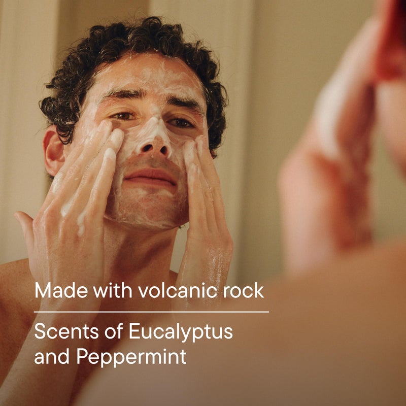 Harry's Exfoliating Face Wash for Men, Gentle Facial Skin Care Products with Volcanic Rock Exfoliant, 2 Fl. Oz, Pack of 3 (Trial and Travel Size) - Image 5