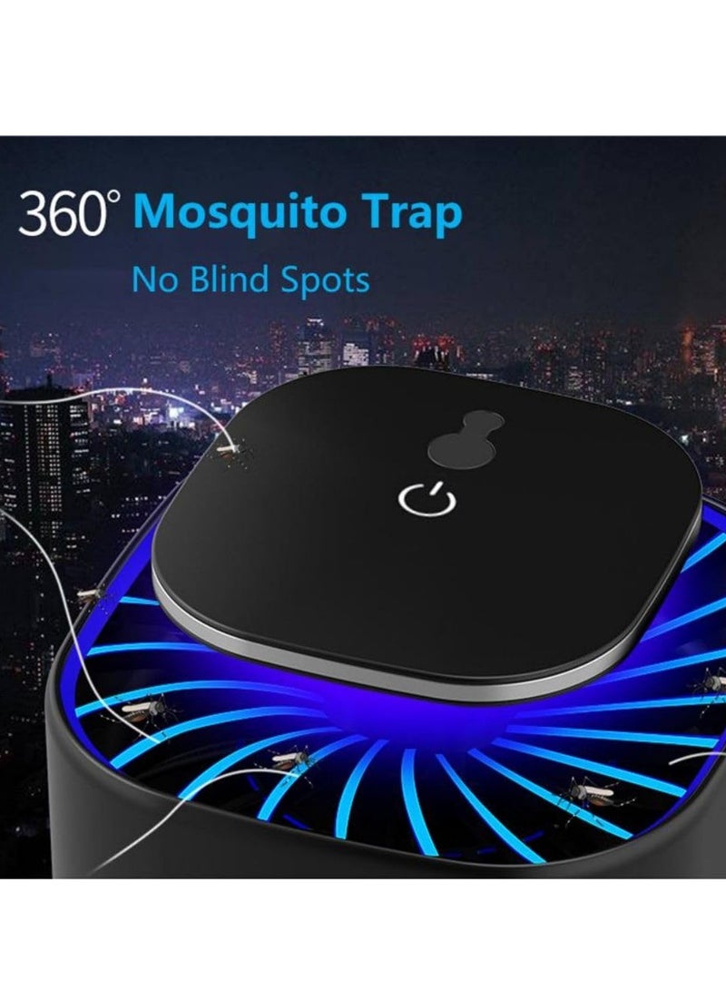 Cool Baby COOLBABY UV Mosquito Killer Outdoor Mosquito Killer Indoor Lightweight Mosquito Killer Portable Night Light Insect Mosquito Fruit Fly Trap for Garden Bed Office Camping BLACK - Image 2