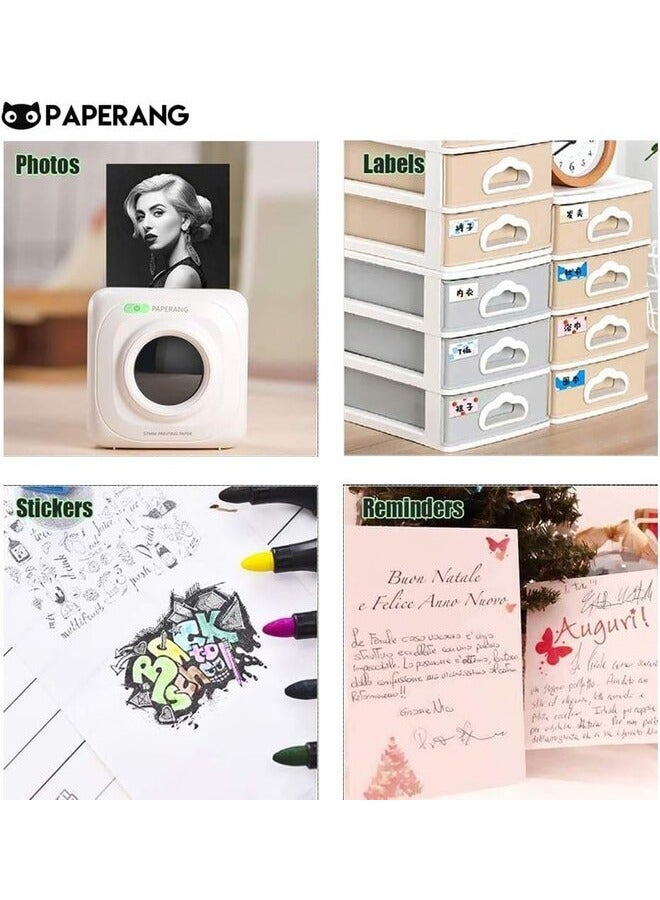 paperang P1 Official Mini Wireless Mobile Phone Printer, Portable Bluetooth Printer, Pocket Printer, Receipt Thermal Printer for Home Office Students Scrapbook - Image 4