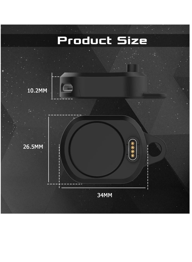 USB C& Micro Female to Garmin Watch Charger Connector Male, Charging Adapter Accessories for Fenix 7 7X 5s 6 6X/Instinct 2/Venu/Vivoactive 4/Forerunner 955 255 255s, 2pcs
