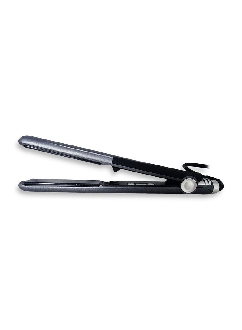 ENZO Silver Digital Hair Straightener No. 0539 (110-240V) 50-60Hz Power 55W Voltage 220°C Temperature Control 15 Levels up to 980°F Digital Control Panel Ceramic Plates - Image 5