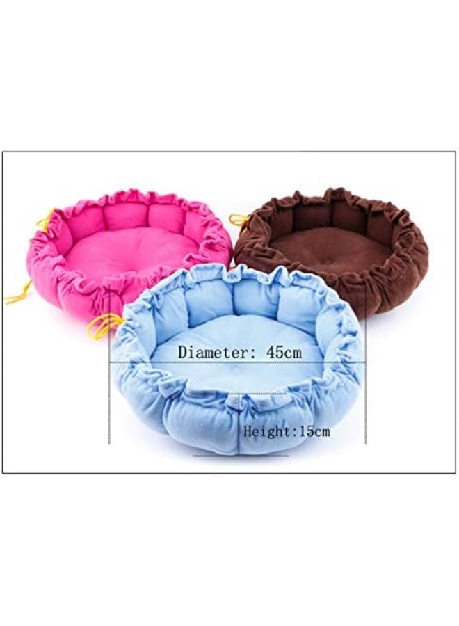 مورو مورو الأليفة بيت الأليفة سرير النوم اليقطين تصميم القط وسادة حصيرة مع الرباط مريح لينة دافئة بيت عش غسل قابل للإزالة - Image 2