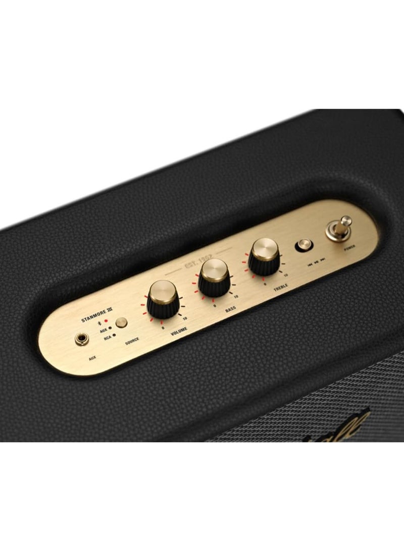 مارشال ستانمور III مكبر صوت بلوتوث / أسود - Image 5