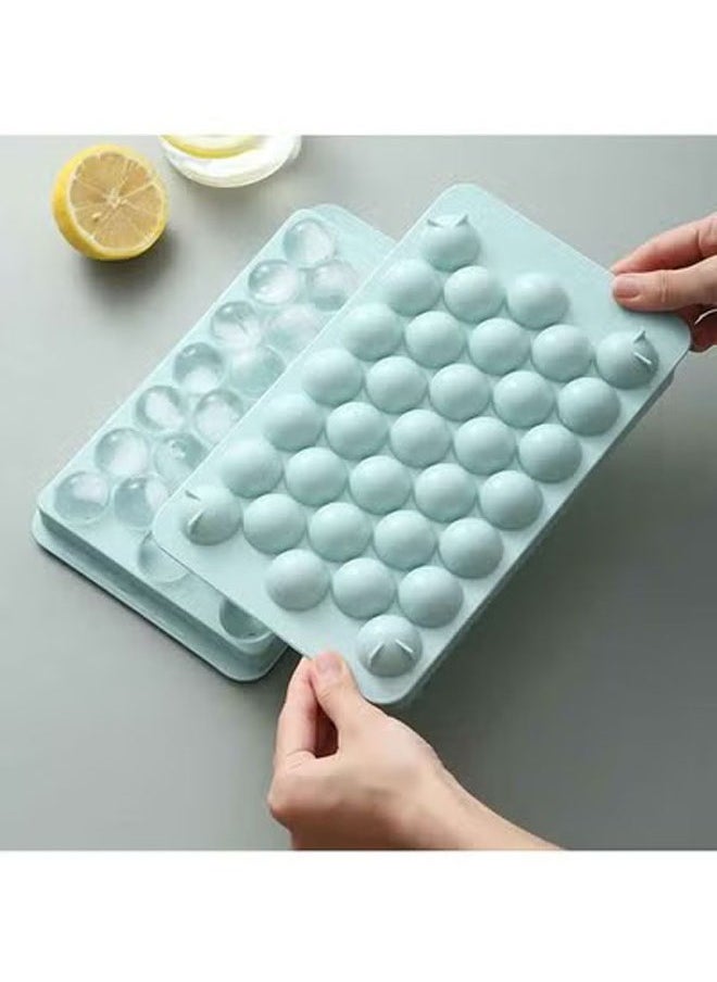 KLNAMAEAAN 33 Cavity Round  Ice Mold Ice Cube Tray  - Image 2