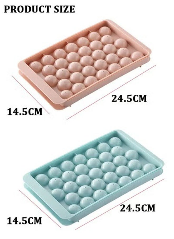 KLNAMAEAAN 33 Cavity Round  Ice Mold Ice Cube Tray  - Image 5