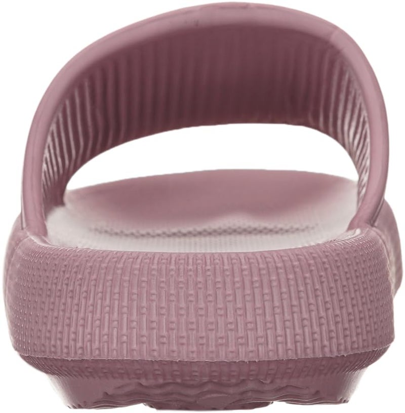WHITIN Shower Slippers for Women Non Slip Cushioned Slides Size 9 10 Quick Drying Female Floor Outdoor Indoor Fashionable Lightweight Blush 40-41 - Image 4