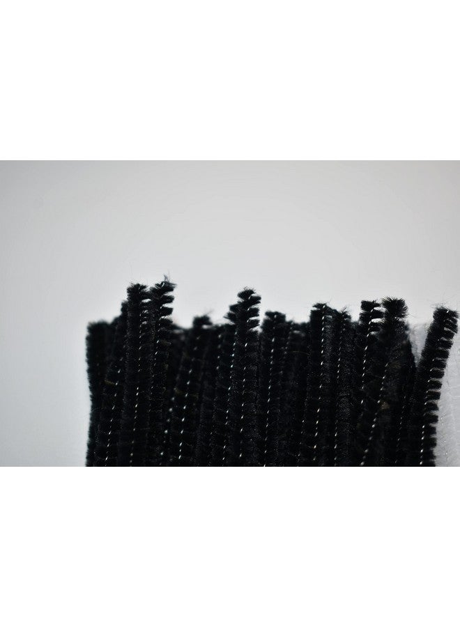 GOTOONE Black Pipe Cleaners 200 Pieces Chenille Stems For Diy Art Decorations Creative Craft (6 Mm X 12 Inch) - Image 2
