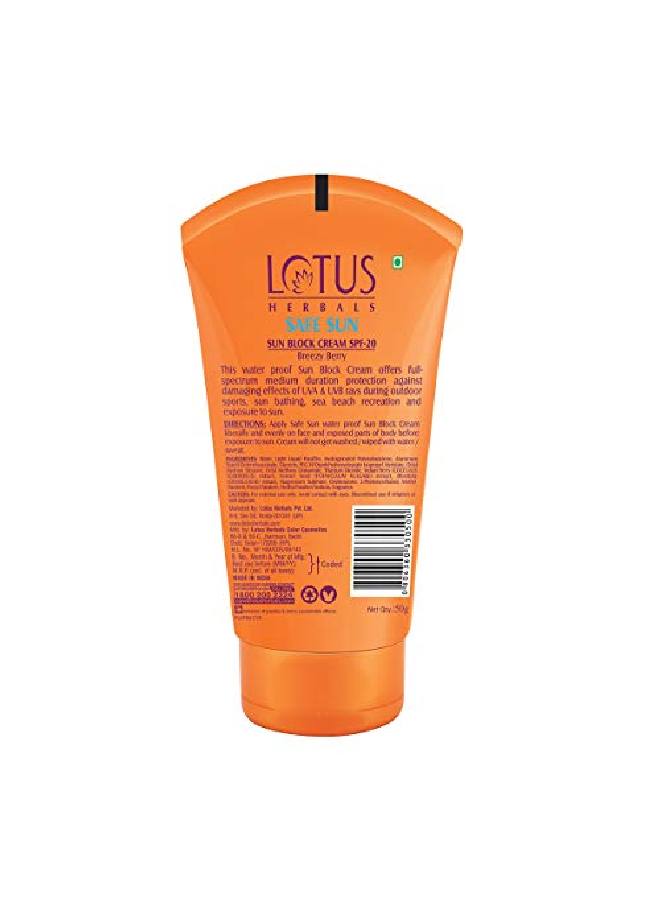 LOTUS HERBALS Sunscreen Spf 20 Pa+ 50 Grams Cream  - Image 3
