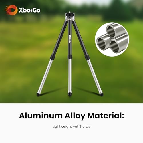 XbotGo Update T1 Tripod, 3.77ft Height, 6.6lb Load Capacity, Lightweight Aluminum, Compatible with XbotGo Chameleon Sports Gimbal, Extra Quick-Release Mount, Easy Setup, Portable - Image 5