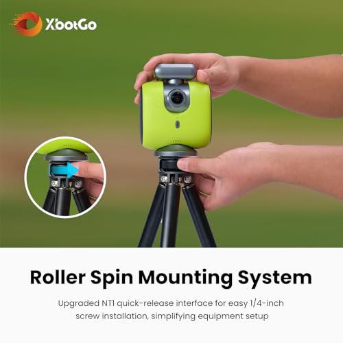 XbotGo Update T1 Tripod, 3.77ft Height, 6.6lb Load Capacity, Lightweight Aluminum, Compatible with XbotGo Chameleon Sports Gimbal, Extra Quick-Release Mount, Easy Setup, Portable - Image 3