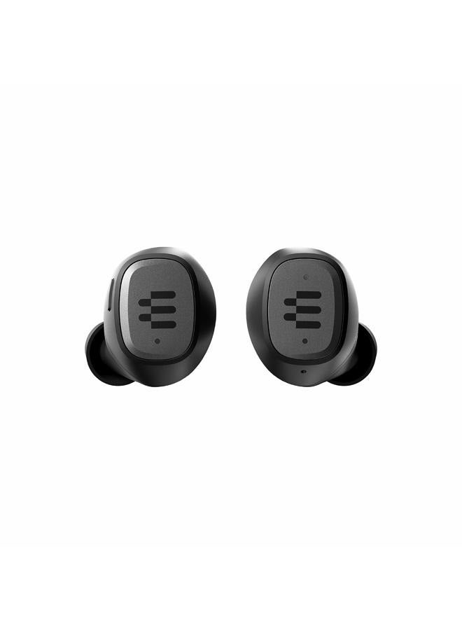 EPOS GTW 270 Wireless Gaming Earbuds, Bluetooth, Noise Reducing Closed Design, Dual Mics, Ergonomic Fit, IPX 5 Water Resistant, Portable Charging Case, 20 Hours of Playtime,Black/Silver/Grey - Image 2