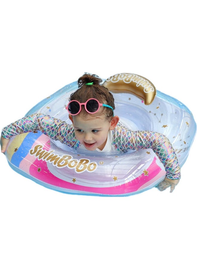 SwimBoBo حلقة سباحة للأطفال من 6 أشهر إلى 3 سنوات، حلقة جلوس مضادة للانقلاب، حلقة سباحة للأطفال K8016 - Image 1