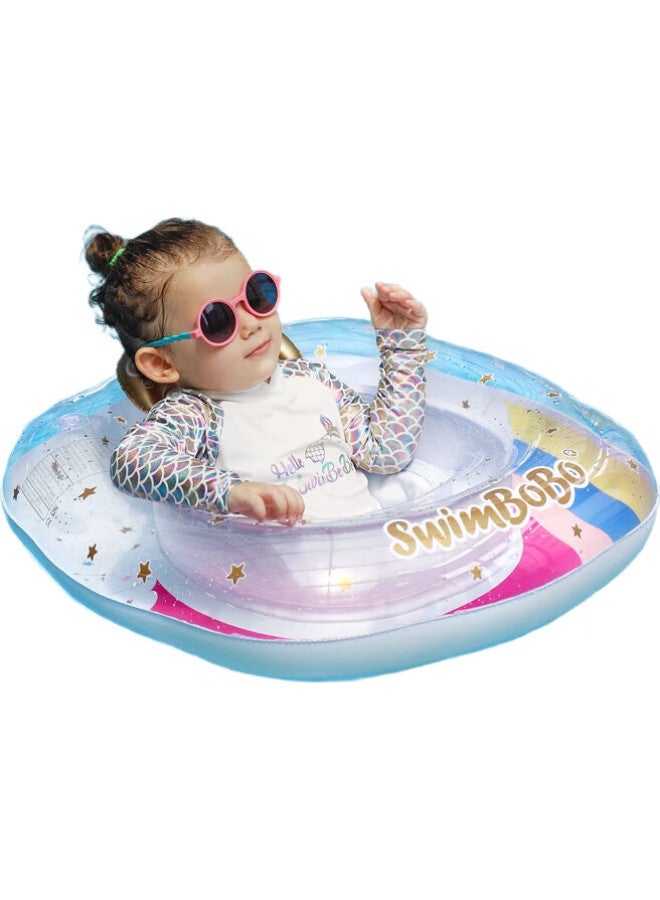 SwimBoBo حلقة سباحة للأطفال من 6 أشهر إلى 3 سنوات، حلقة جلوس مضادة للانقلاب، حلقة سباحة للأطفال K8016 - Image 3