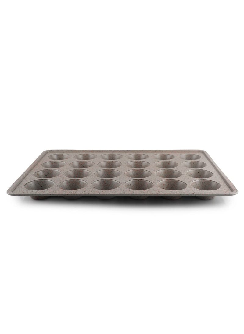 Life Smile 24 Cup Muffin Pan, Cupcake Pan, Premium Nonstick Muffin Tin for Baking Cheesecake, Oven Safe, Carbon Steel  - Image 4