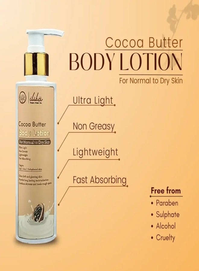 ILIKA Ilikä Cocoa Butter Body lotion For Dull, Dry, Dehydrates Skin | 200 ml - Image 2