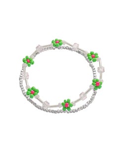 Broken silver few taels flower bracelet female niche design new style