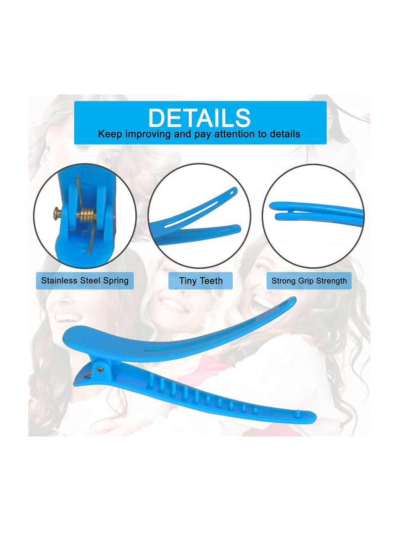 بريميفي مجموعة بكرات شعر مكونة من 30 قطعة، 18 قطعة بكرات شعر ذاتية الإمساك 20 مم، 31 مم، 48 مم و12 قطعة مشابك تقسيم منقار البط - Image 3