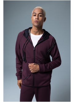 DeFacto Man Slim Fit Hooded Long Sleeve Cardigan  - Image 5