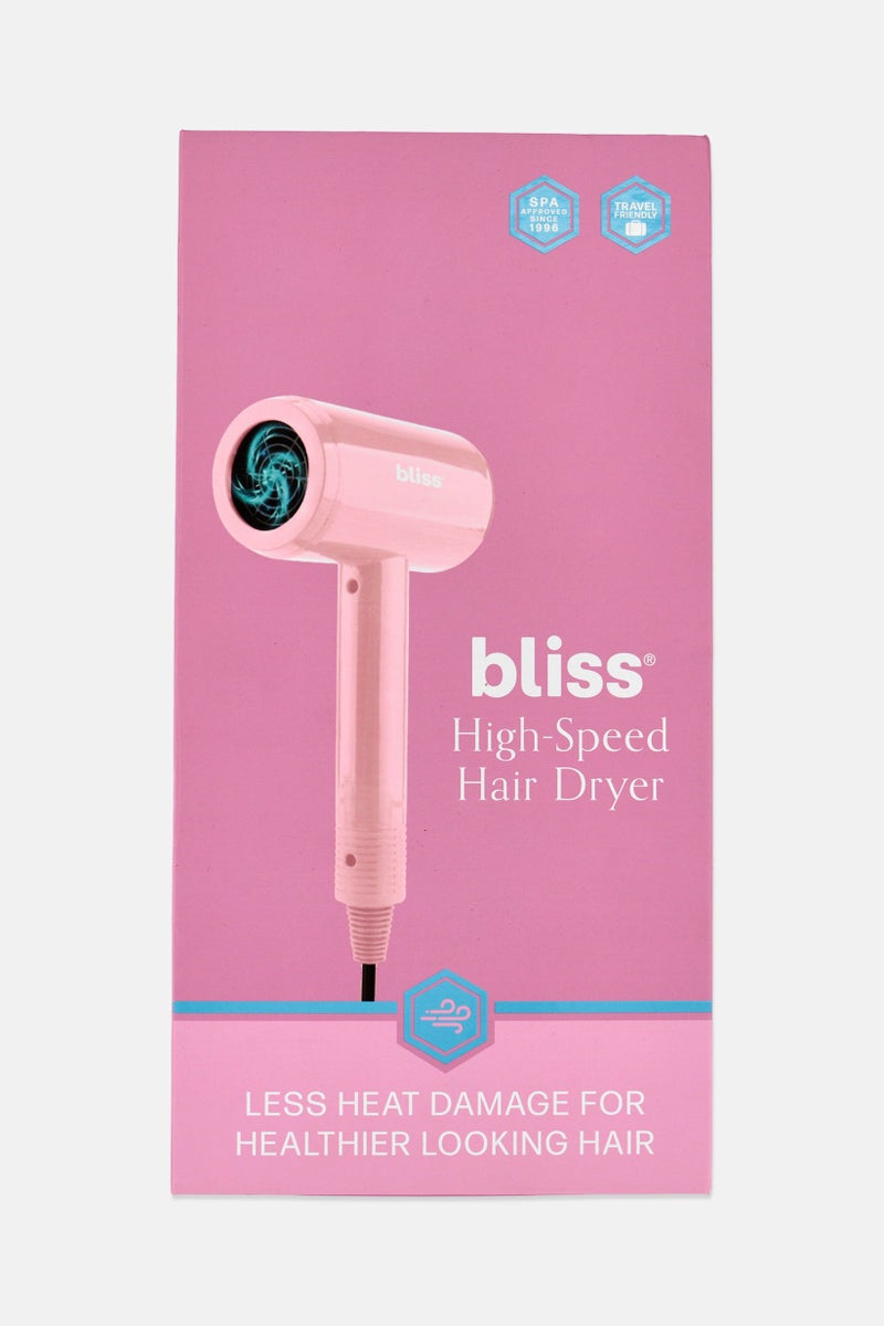 BLISS مجفف شعر عالي السرعة، وردي - Image 1