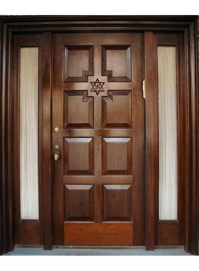 The Spiritual Living The Spiritual Living Swastik for Door Entrance || Copper Star Swastik Yantra || Vastu Remedy (वास्तु उपाय) || Positive Vibrations || Evil Eye Protection || Home & Office || 5.5 Inch Approx || 1 Pc  - Image 5