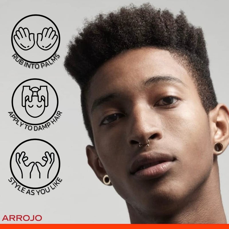 Arrojo Texture Clay, 5.1oz â€“ Sulfate & Paraben Free Matte Hair Clay with Beeswax & Kaolin â€“ Strong Hold, Pliable Styling for Men - Image 2