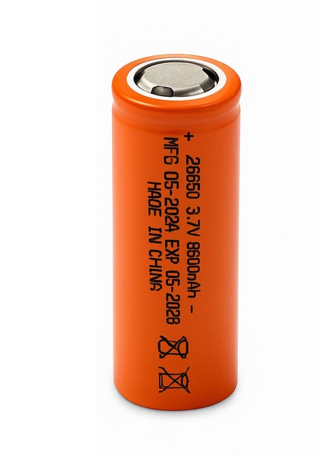 Battery (26650) 3.7V 8800mAh Rechargeable for LED Toy Light , Flashlights , Power Bank , Electronic Devices, 1pc