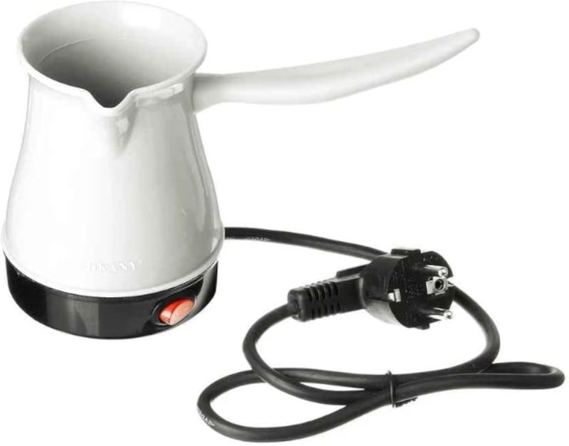 Electric Coffee Kettle 5 Cup â€“ Multi-Purpose Coffee Maker for Home, Office & Trips, Quick Boil Pot for Turkish, Arabic & Greek Coffee, Energy Efficient with Elegant Modern Finish