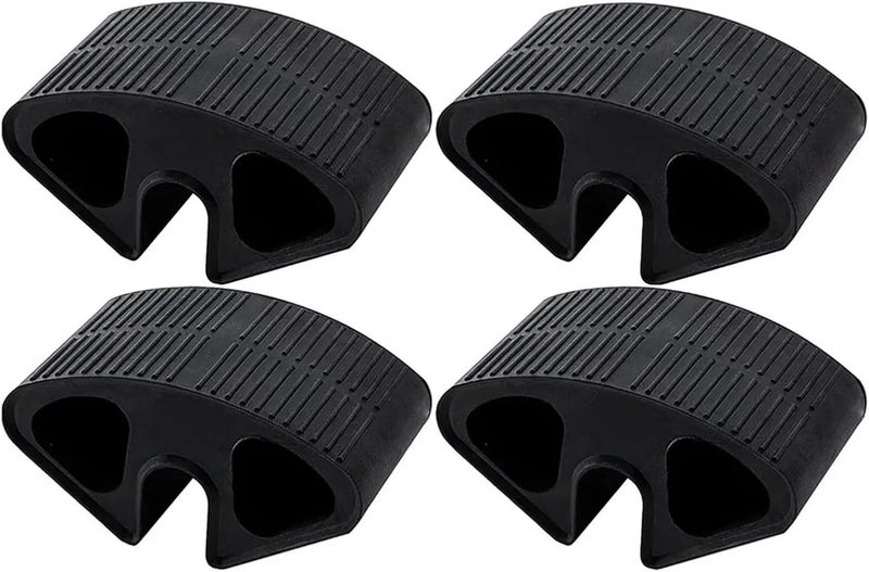 Dorm Bed Ladder Foot Support 2 Pcs Rubber Dorm Bed Ladder Foot Support, Dorm Bed Step Protector Fit for 0.77 Inch Rails, for Dorm Loft Steps for Furniture Sharp Edges Loft Steps - Image 5