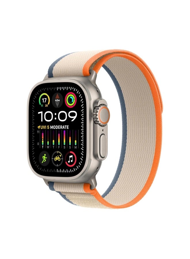 G-TAB FT9 Pro Smartwatch 49mm Super AMOLED Display With Bluetooth Calling IP68 Waterproof and Charging Cable Designed for Ladies and Gents Silver - Image 1