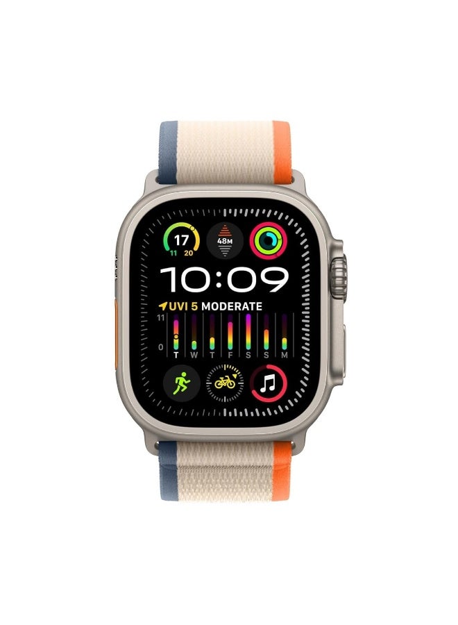 G-TAB FT9 Pro Smartwatch 49mm Super AMOLED Display With Bluetooth Calling IP68 Waterproof and Charging Cable Designed for Ladies and Gents Silver - Image 2