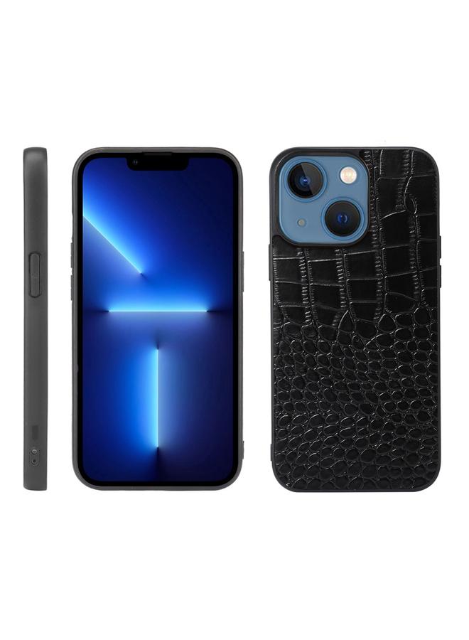 Zaboon Case For iPhone 13 mini Crocodile Top Layer Cowhide Leather Case - Image 1