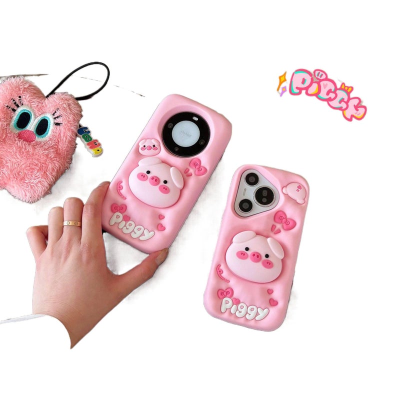 غطاء واقي | مقاوم للصدمات | مقاوم للصدمات لـ Samsung S25 Ultra / Samsung S25 | وردي سيليكون - Image 2
