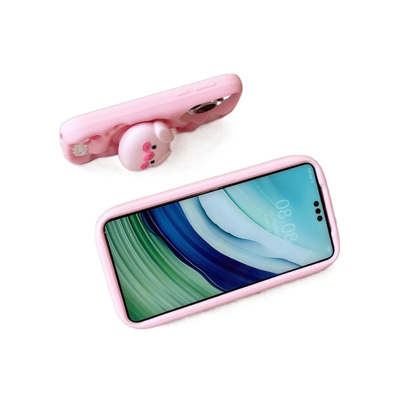 غطاء واقي | مقاوم للصدمات | مقاوم للصدمات لـ Samsung S25 Ultra / Samsung S25 | وردي سيليكون - Image 4