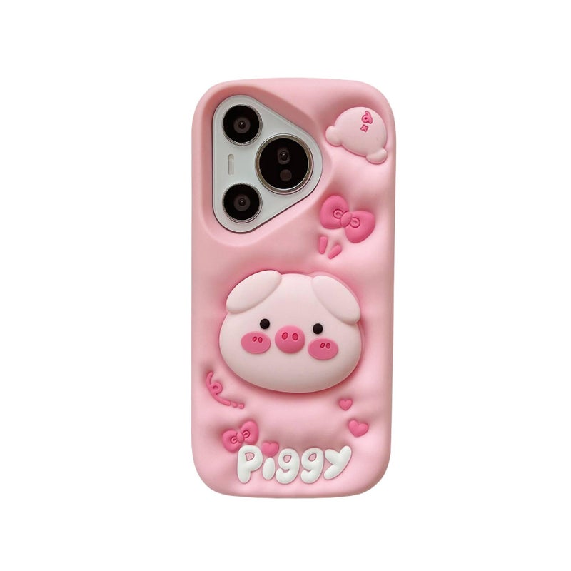 غطاء واقي | مقاوم للصدمات | مقاوم للصدمات لـ Samsung S25 Ultra / Samsung S25 | وردي سيليكون - Image 1