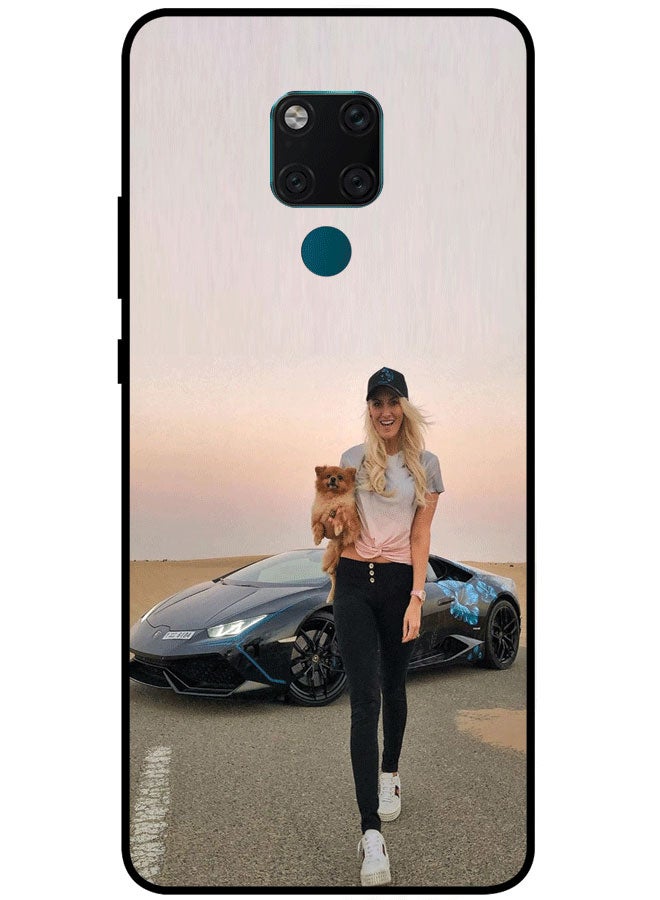 Protective Case Cover For Huawei Mate 20 X Premium Series Protective Case Cover For Huawei Mate 20 X Supercar Blondie Multicolor