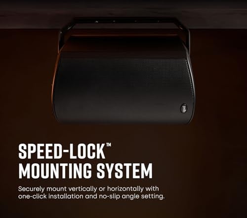 Polk Audio Atrium 6 All-Weather Outdoor Speakers with Bass Reflex Enclosure (Pair, Black), Broad Sound Coverage, Speed-Lock Mounting System - Image 3
