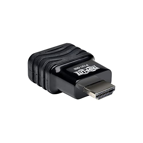 Tripp Lite HDMI to VGA Converter Adapter for Chromebook Laptop Desktop PC, 1920x1080/1080p, M/F (P131-000), Black; Blue - Image 2