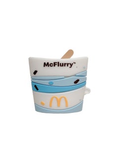 Suitable For Freeclip Bluetooth HeadSEt Protective Cover For Huawei4/5i/SE2/pro3 Cartoon Silicone Soft Shell Cute-Color:Silicone Version-ice Cream (with Hook)-Model:For HuaweiFreebuds Pro3 (pro4) Headphone Case