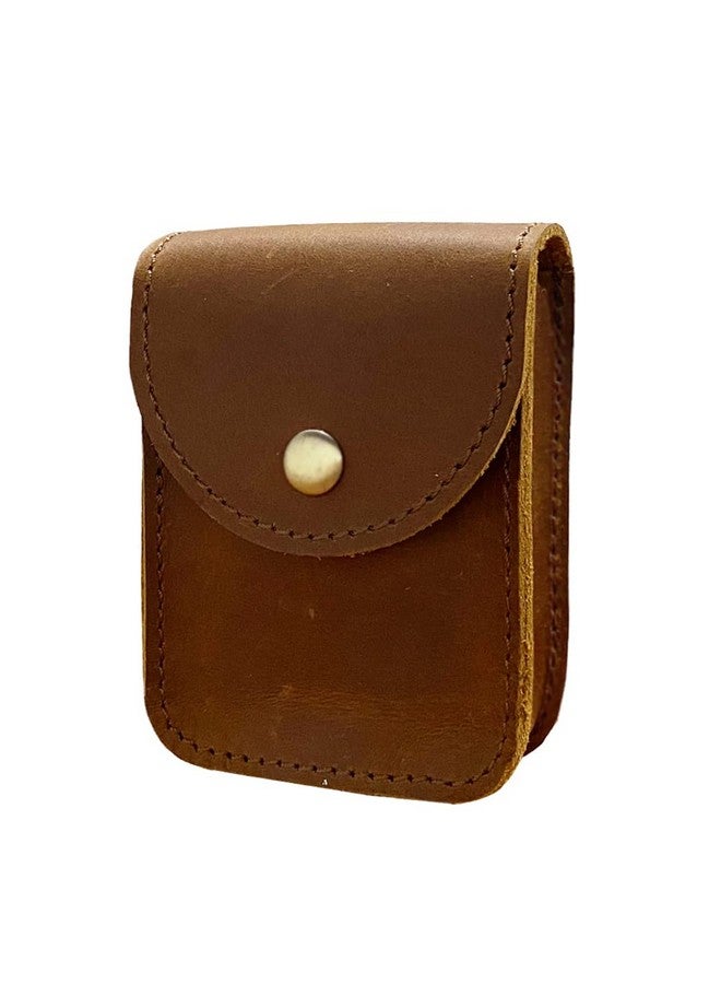 aolaso Genuine Leather Playing Card Case, Single Deck Playing Card Box，Leather Pouch Multipurpose With Belt Clip For Carrying Cards Small Tools Storage  - Image 1