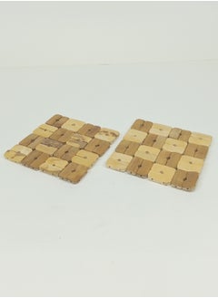 Wooden Brown 2 Heat Pads