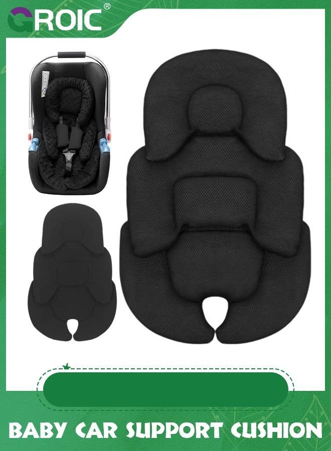 GROIC Baby Support Cushion,Infant Car Seat Insert, 3D Mesh Breathable Car Seat Head and Body Supports for Babies, Soft Car Seat Insert Cushion Pad Suit for Infant Car Seats and Baby Strollers - Image 1