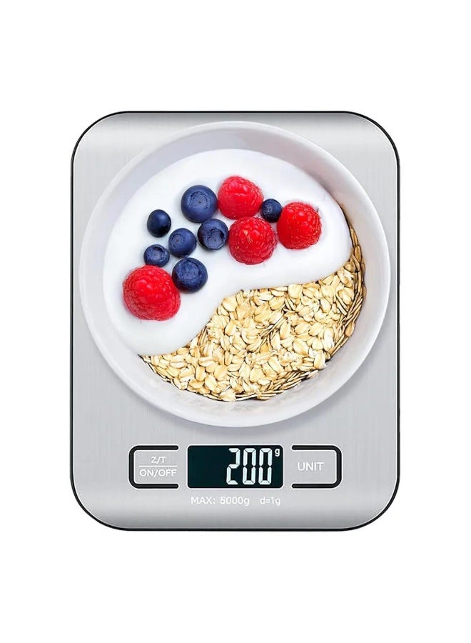 Denx Electric Kitchen Scale Silver - Image 3