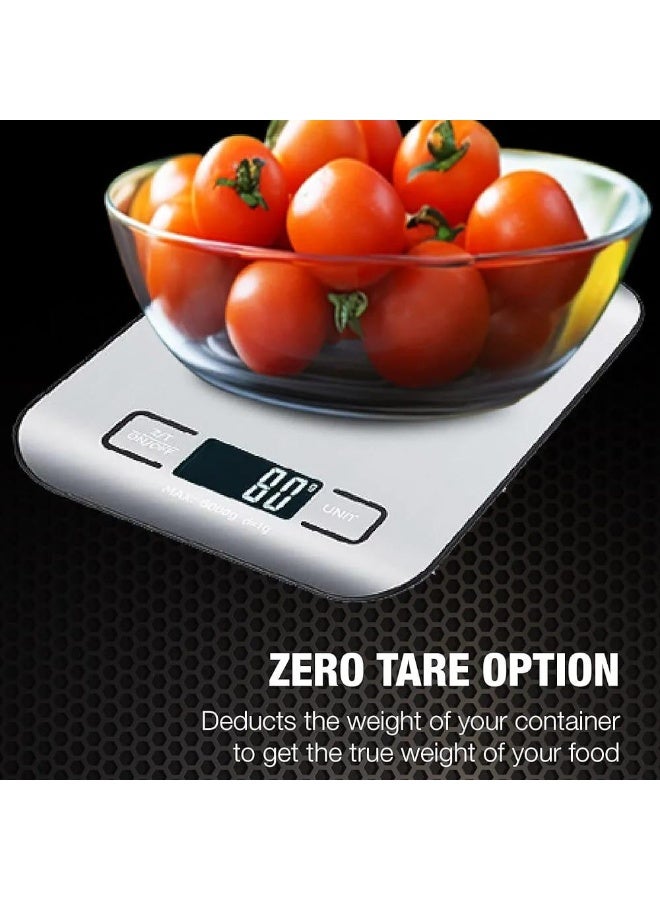 Denx Electric Kitchen Scale Silver - Image 5