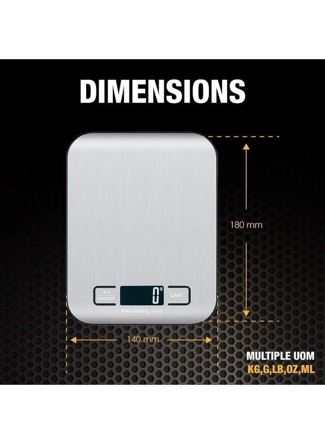 Denx Electric Kitchen Scale Silver - Image 4