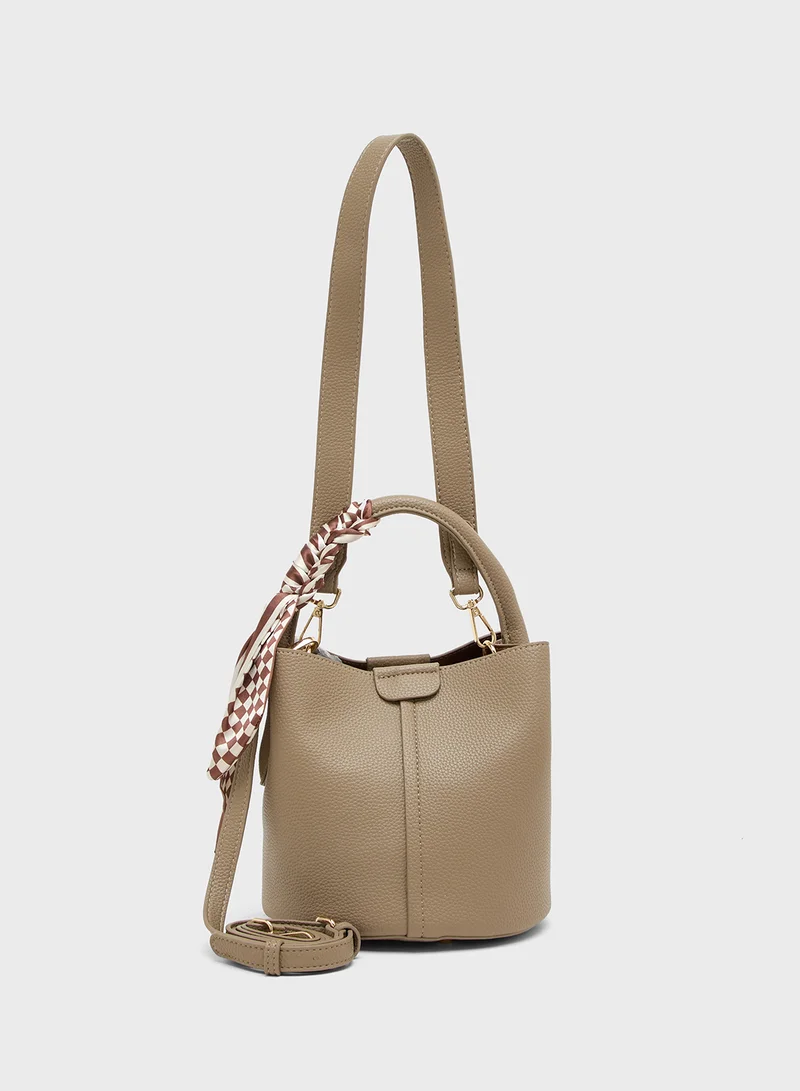 جينجر Scarf Décor Handbags