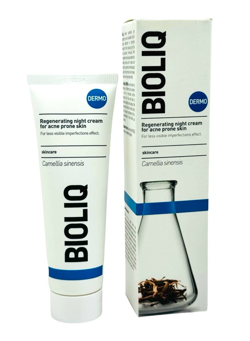 BIOLIQ Dermo Regenerating Night Cream For acne prone skin   - 50 ml
