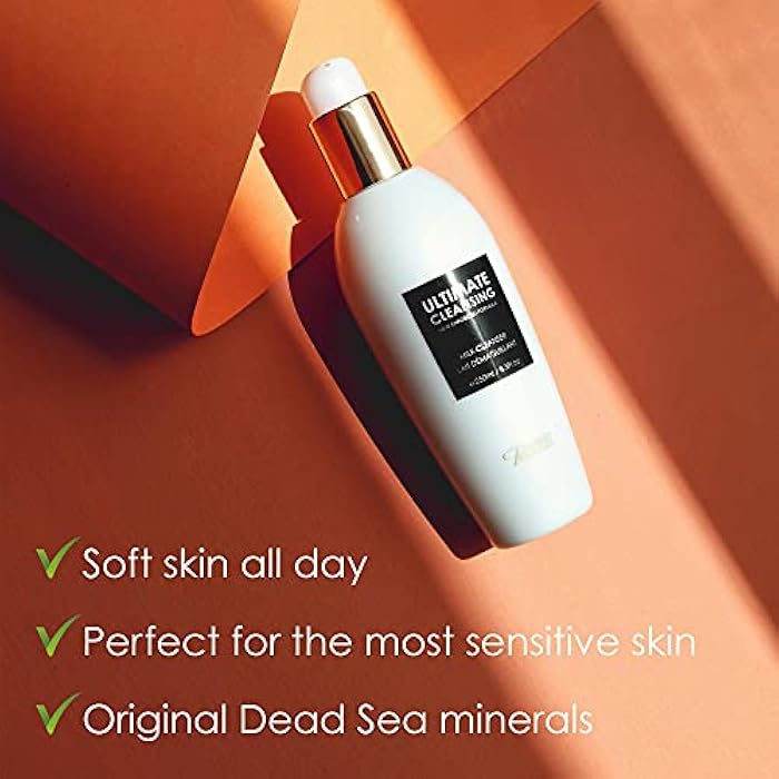 Premier Dead Sea Cleansing Milk, gentle face Cleanser & Make-up remover milk cleanser for face, sensitive and all Skin types, Classic collection skin care 8.45fl oz - Image 4