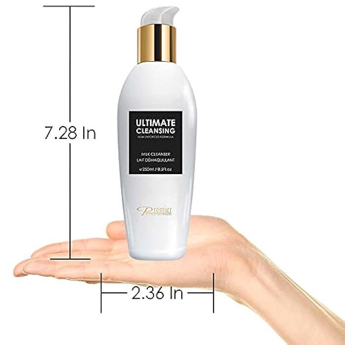 Premier Dead Sea Cleansing Milk, gentle face Cleanser & Make-up remover milk cleanser for face, sensitive and all Skin types, Classic collection skin care 8.45fl oz - Image 2